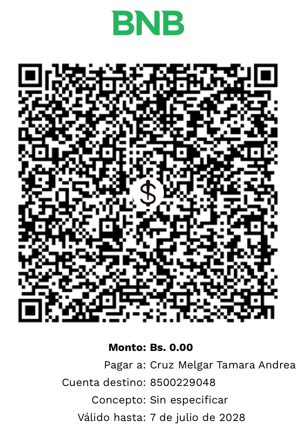 QR de Tamara