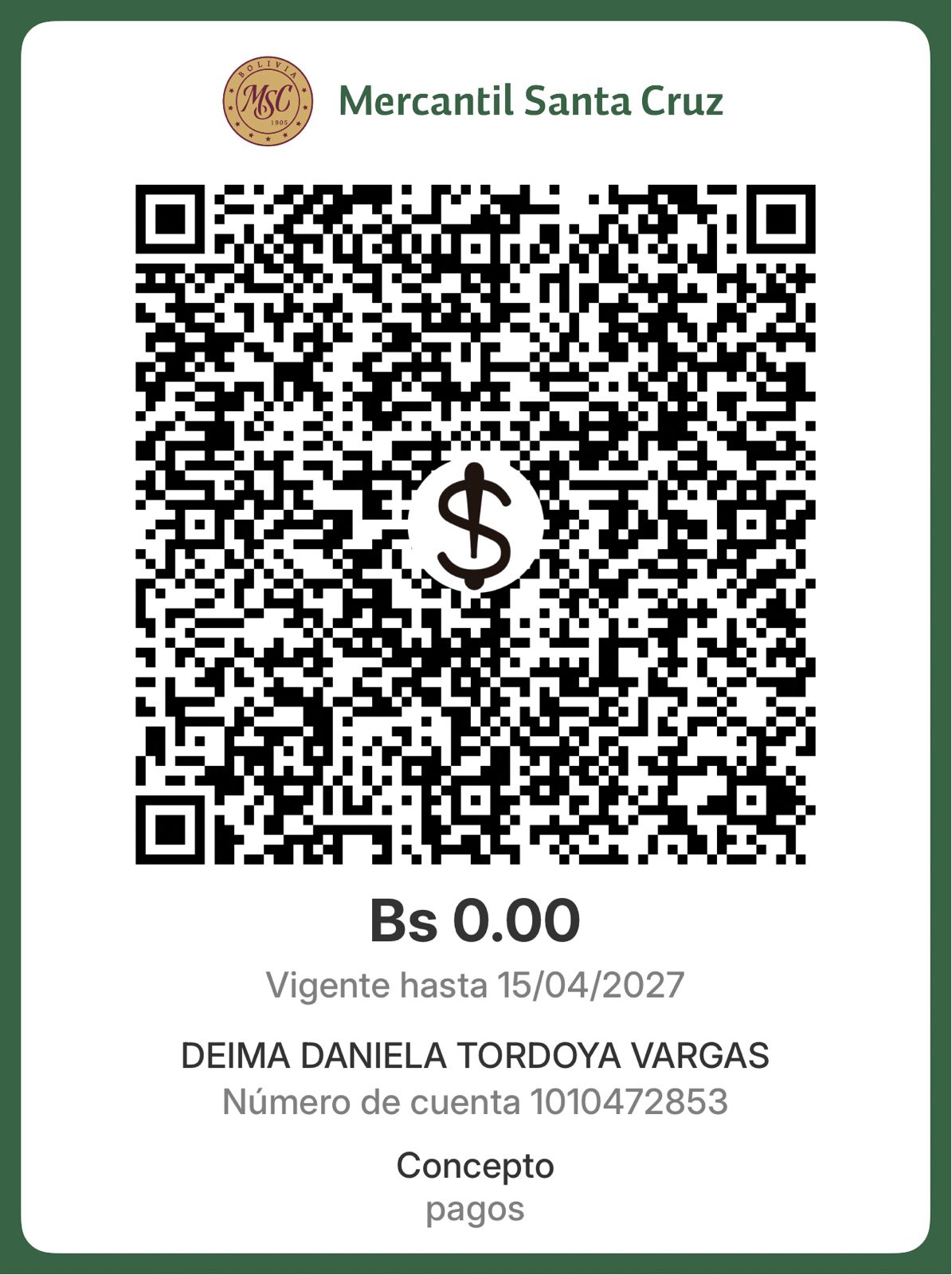 QR de Daniela Tordoya