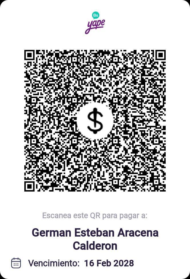 QR de German Esteban Aracena Calderon