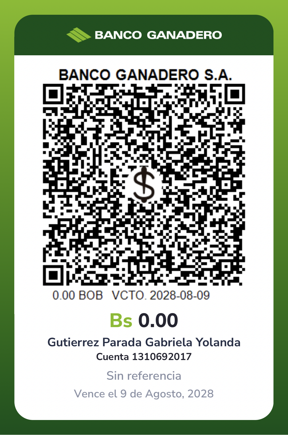 QR de Gabriela